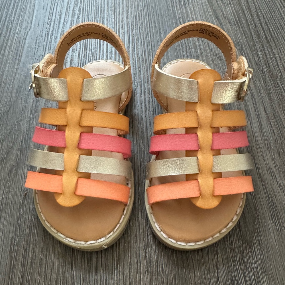 Cat & Jack Toddler Colorful Gladiator Style Sandals